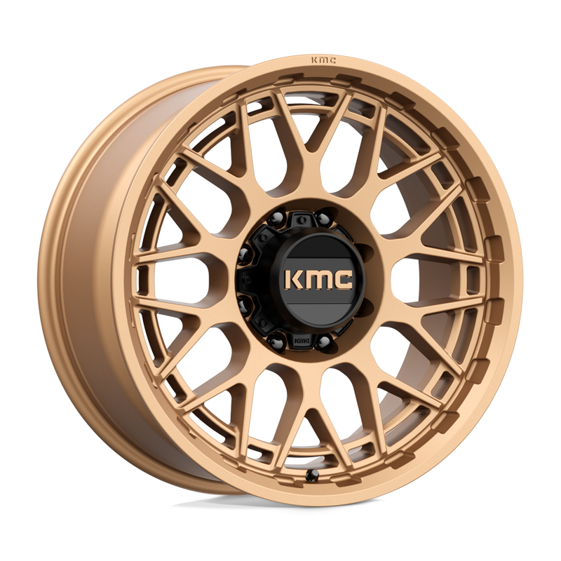 KMC Wheels - KM722 TECHNIC - Bronze - MATTE BRONZE - 20" x 9", 18 Offset, 8x170 (Bolt Pattern), 125.1mm HUB
