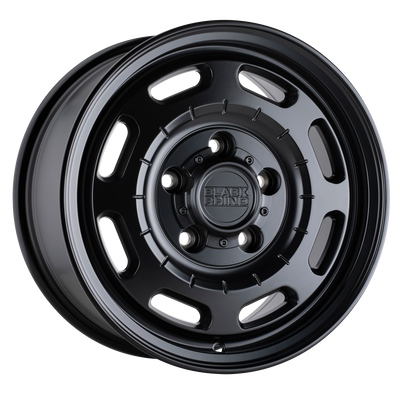 Black Rhino - BANDOLIER - Gunmetal - MATTE BLACK - 17" x 8", 45 Offset, 5x160 (Bolt Pattern), 65.07mm HUB
