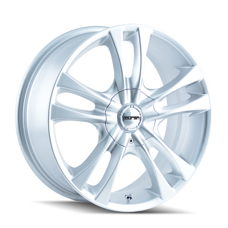 Touren - TR22 - Silver - HYPERSILVER - 17" x 7", 40 Offset, 5x112/120 (Bolt Pattern), 72.6mm HUB