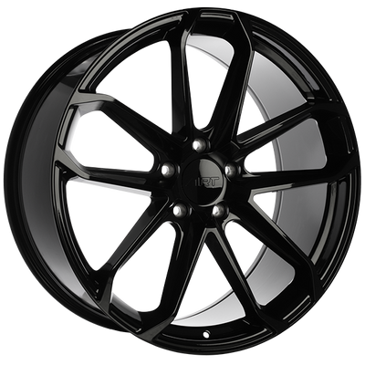ART - Replica 295 - Black - Gloss Black - 22" x 11.5", 61 Offset, 5x130 (Bolt Pattern), 71.5mm HUB