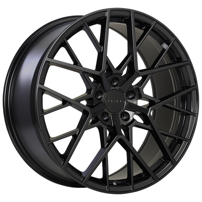Ruffino Wheels - Inception - Black - Black Magic - 18" x 8", 42 Offset, 5x112 (Bolt Pattern), 57.1mm HUB