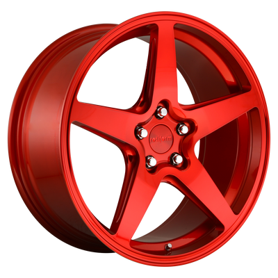 Rotiform - R149 WGR - CANDY RED - 18" x 8.5", 45 Offset, 5x112 (Bolt Pattern), 66.56mm HUB