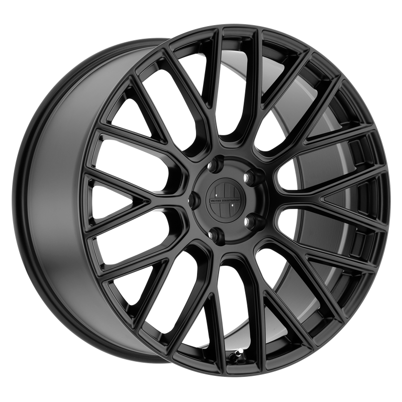 Victor Equipment Wheels - STABIL - Gunmetal - MATTE BLACK - 22" x 10.5", 22 Offset, 5x112 (Bolt Pattern), 66.56mm HUB