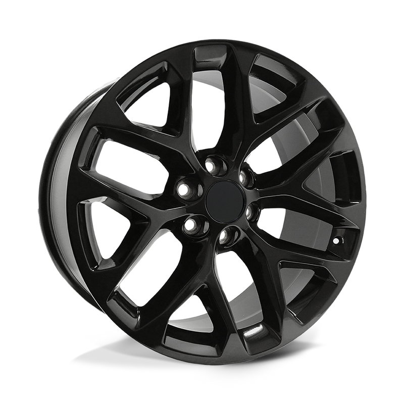 OE Creations - PR177 - Black - GLOSS BLACK - 22" x 9", 24 Offset, 6x139.7 (Bolt Pattern), 78.1mm HUB