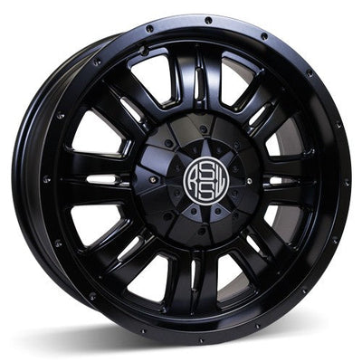 RSSW - Heritage - Black - Matte black - 20" x 8.5", 20 Offset, 6x135 (Bolt Pattern), 87.1mm HUB