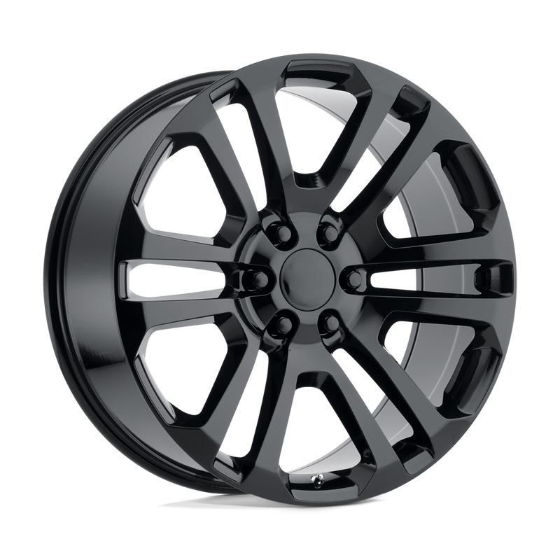 OE Creations - PR158 - Black - GLOSS BLACK - 20" x 9", 24 Offset, 6x139.7 (Bolt Pattern), 78.1mm HUB