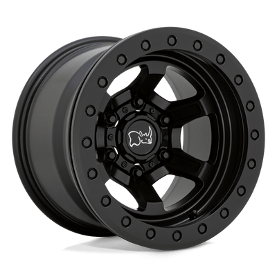 Black Rhino - OFFSHOOT BEADLOCK - Black - MATTE BLACK - 15" x 10", -38 Offset, 6x139.7 (Bolt Pattern), 112.1mm HUB