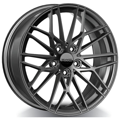 RWC - BM51 - Grey - GREY FUSILLE - 18" x 8", 30 Offset, 5x112 (Bolt Pattern), 66.7mm HUB
