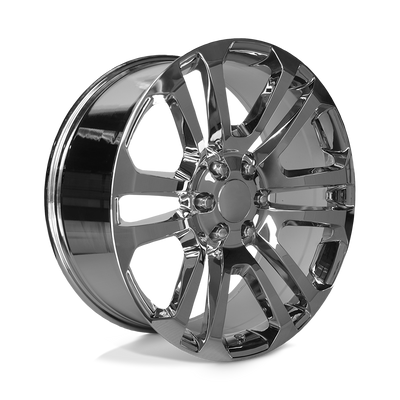 OE Creations - PR158 - Chrome - CHROME - 20" x 9", 24 Offset, 6x139.7 (Bolt Pattern), 78.1mm HUB