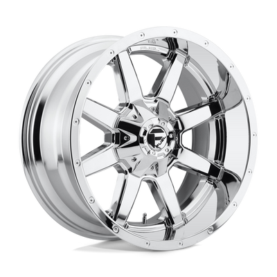Fuel - D536 MAVERICK - Polished - CHROME PLATED - 20" x 10", -18 Offset, 6x135/139.7 (Bolt Pattern), 106.1mm HUB