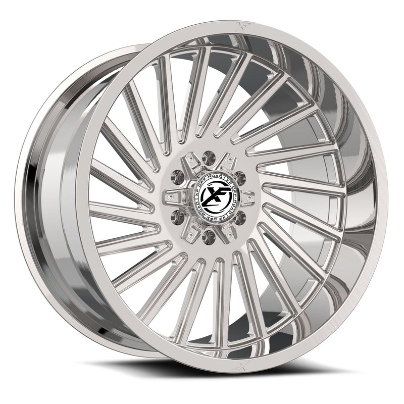 XF Off-Road - XF-239 - Chrome - 20" x 9", 12 Offset, 8x165.1/170 (Bolt pattern), 125.20mm HUB