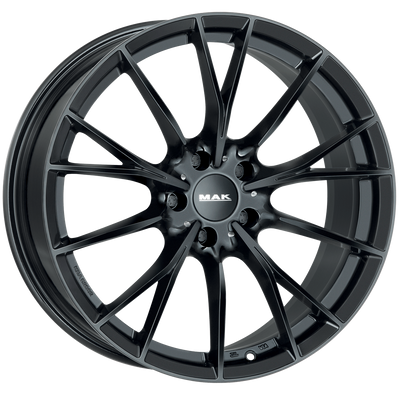 Mak Wheels - FABRIK-D - Black - GLOSS BLACK - 20" x 9", 30 Offset, 5x112 (Bolt Pattern), 66.6mm HUB