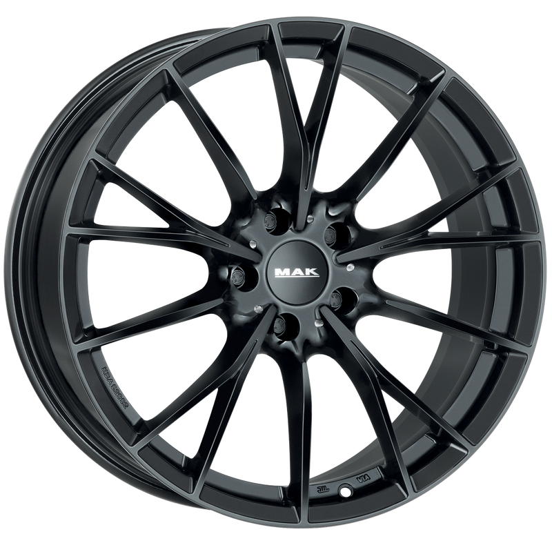 Mak Wheels - FABRIK-D - Black - GLOSS BLACK - 20" x 9", 30 Offset, 5x112 (Bolt Pattern), 66.6mm HUB