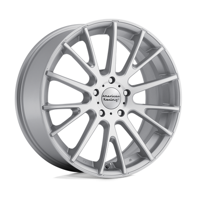 American Racing - AR904 - Silver - BRIGHT SILVER MACHINED FACE - 18" x 8", 45 Offset, 5x114.3 (Bolt Pattern), 72.6mm HUB