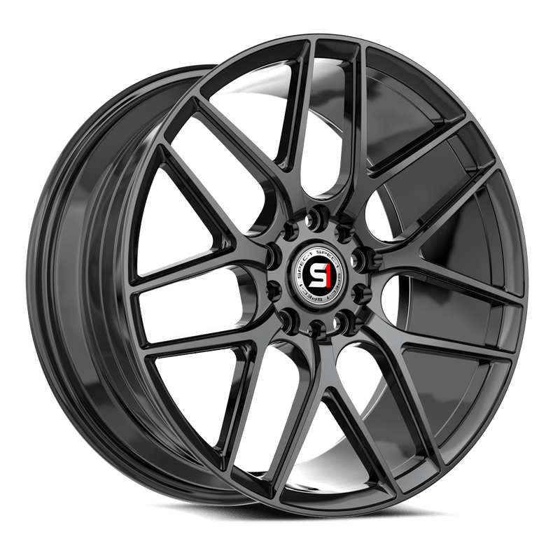 Spec-1 Racing - SP-78 - Black - Gloss Black - 17" x 7.5", 35 Offset, 5x100/114.3 (Bolt pattern), 73.10mm HUB