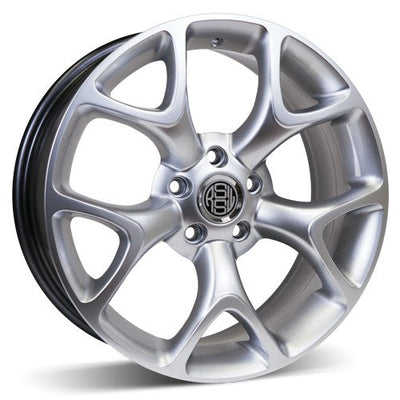 RSSW - Aero - Silver - Hyper silver - 18" x 8", 42 Offset, 5x108 (Bolt Pattern), 67.1mm HUB