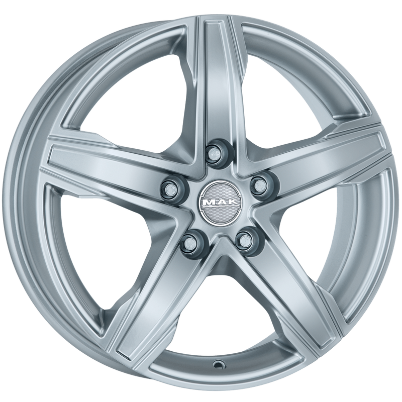 Mak Wheels - KING5 - Silver - SILVER - 17" x 7.5", 45 Offset, 5x118 (Bolt Pattern), 71.1mm HUB