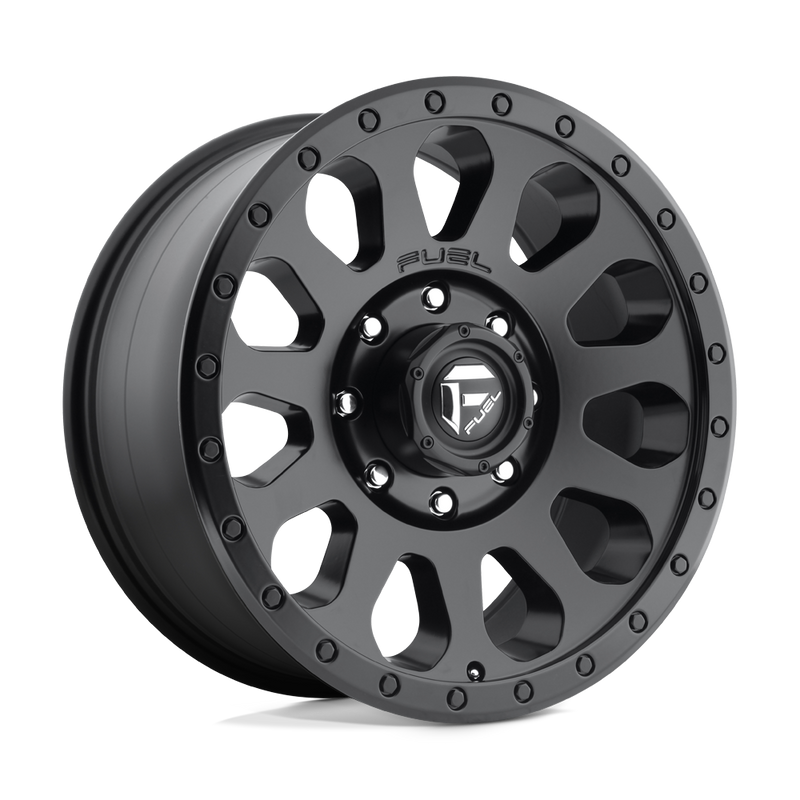 Fuel - D579 VECTOR - Black - MATTE BLACK - 17" x 8.5", 20 Offset, 5x120 (Bolt Pattern), 65.1mm HUB