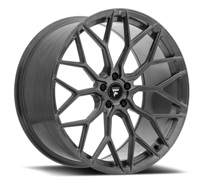 Fittipaldi Sport - FSF12 - Gunmetal - Dark Tint Brushed - 20" x 10", 42 Offset, 5x120 (Bolt Pattern), 72.6mm HUB
