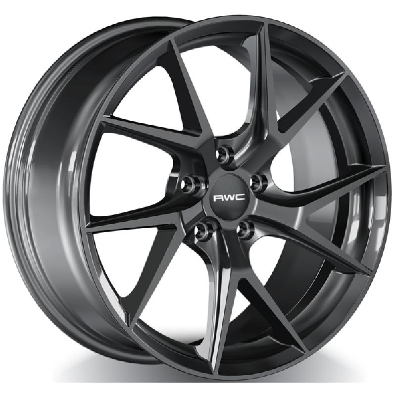 RWC - AD1012 - Gunmetal - ANTHRACITE SATIN - 19" x 8.5", 32 Offset, 5x112 (Bolt Pattern), 66.5mm HUB