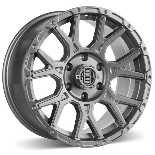 RSSW - Strike - Black - Matte Black - 20" x 9", 20 Offset, 5x139.7 (Bolt pattern), 77.8mm HUB