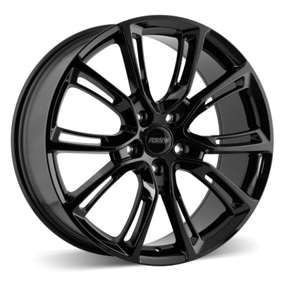RSSW - Rogue - Black - Gloss Black - 20" x 8.5", 48 Offset, 5x127 (Bolt pattern), 71.5mm HUB