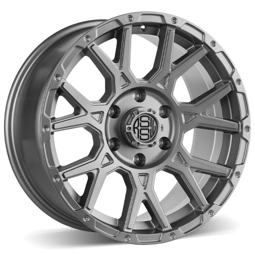 RSSW - Strike - Grey - Matte Grey - 17" x 8", 20 Offset, 5x139.7 (Bolt pattern), 77.8mm HUB