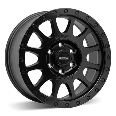 RSSW - Overland - Black - Satin Black - 20" x 9", 20 Offset, 6x135 (Bolt pattern), 87.10mm HUB