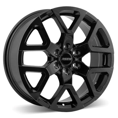 RSSW - Baja - Black - Gloss Black - 18" x 8", 50 Offset, 6x132 (Bolt pattern), 74.5mm HUB