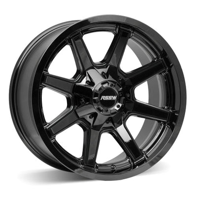 RSSW - Titan - Black - Gloss Black - 18" x 9", -5 Offset, 6x139.7 (Bolt pattern), 78.10mm HUB