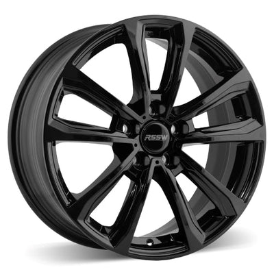 RSSW - Carbon - Black - Gloss Black - 20" x 8.5", 35 Offset, 5x120 (Bolt pattern), 64.1mm HUB
