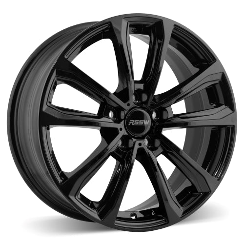 RSSW - Carbon - Black - Gloss Black - 19" x 8.5", 32 Offset, 5x120 (Bolt pattern), 64.1mm HUB