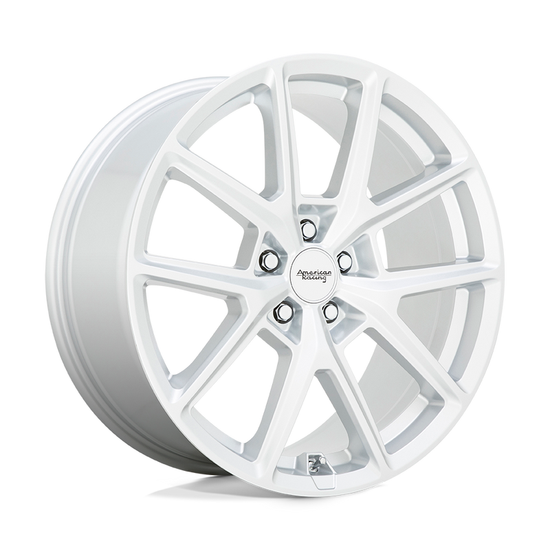American Racing - AR943 - Silver - Hyper Silver - 17" x 8", 35 Offset, 5x112 (Bolt pattern), 66.56mm HUB