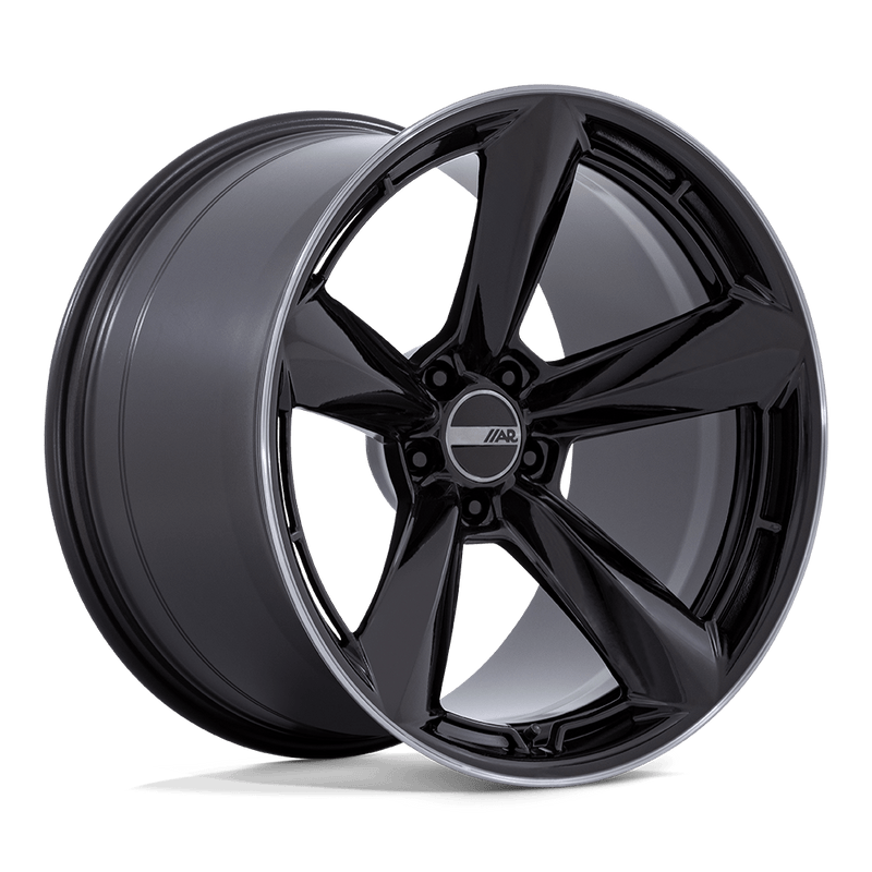 American Racing - TTF - Black - Gloss Black with Double Dark Tint Lip - 20" x 9.5", 32 Offset, 5x114.3 (Bolt pattern), 72.56mm HUB