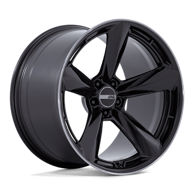 American Racing - TTF - Black - Gloss Black with Double Dark Tint Lip - 20" x 12", 6 Offset, 5x115 (Bolt pattern), 72.56mm HUB