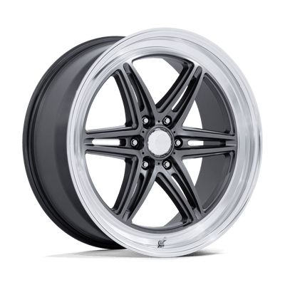 American Racing - AR953 GROOVE 6 DRAG - Grey - ANTHRACITE W/ DIAMOND CUT LIP - 17" x 10", 38 Offset, 6x135 (Bolt Pattern), 87.1mm HUB