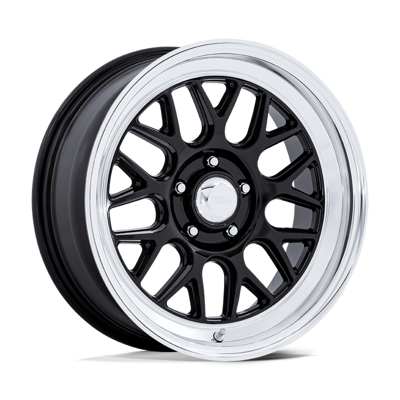 American Racing Vintage - VN516 G-FORCE - Black - Gloss Black with Diamond Cut Lip - 20" x 10", -20 Offset, 5x120.65 (Bolt pattern), 72.56mm HUB