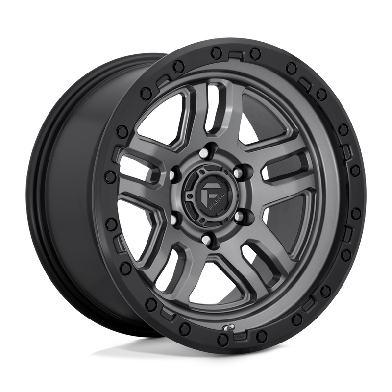 Fuel - D701 AMMO - Gunmetal - Matte Gun Metal Black Bead Ring - 20" x 9", 20 Offset, 5x139.7 (Bolt pattern), 78.1mm HUB