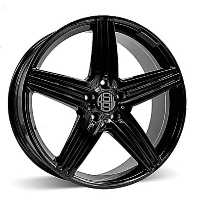 RSSW - Exclusive - Black - Gloss Black - 20" x 8.5", 48 Offset, 5x130 (Bolt pattern), 71.50mm HUB