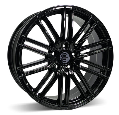 RSSW - Milan - Black - 20" x 9", 26 Offset, 5x112 (Bolt pattern), 66.6mm HUB