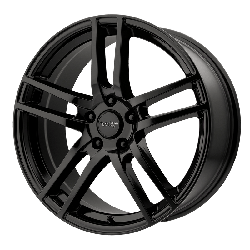 American Racing - AR929 - Black - Gloss Black - 16" x 7", 45 Offset, 5x112 (Bolt pattern), 66.56mm HUB