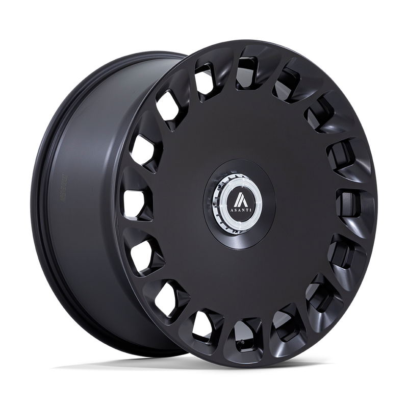 Asanti Black - ABL-45 ARISTOCRAT - Black - Matte Black - 24" x 10", 35 Offset, 5x120 (Bolt pattern), 72.6mm HUB