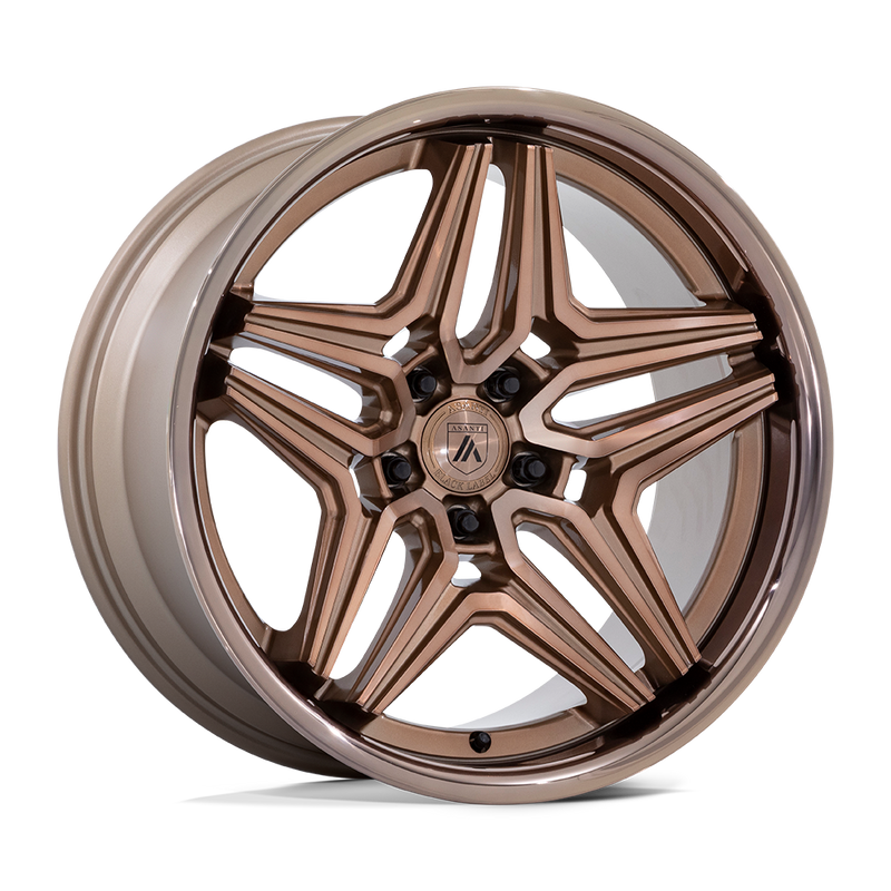 Asanti Black - ABL-46 DUKE - Bronze - Platinum Bronze - 22" x 10.5", 18 Offset, 5x115 (Bolt pattern), 72.56mm HUB