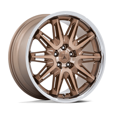 Asanti Black - ABL-47 IMPERATOR - Bronze - Bronze Machined with Bronze Tint & Ss Lip - 22" x 9", 27 Offset, 5x120 (Bolt pattern), 72.56mm HUB