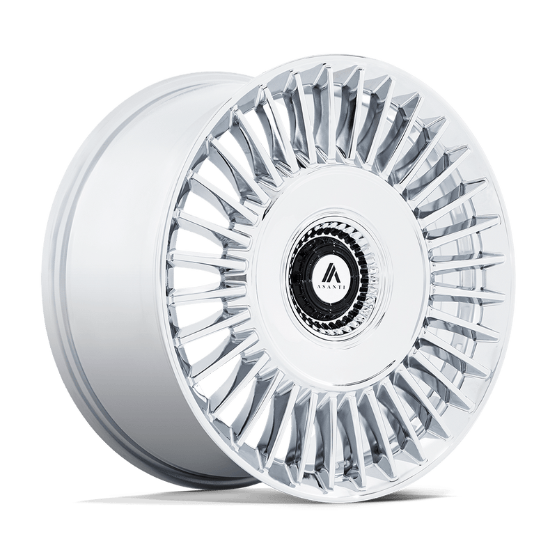 Asanti Black - ABL-40 TIARA - Chrome - 22" x 9", 38 Offset, 5x108/114.30 (Bolt pattern), 72.6mm HUB