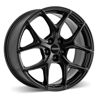 RSSW - Boost - Black - Gloss Black - 18" x 8", 40 Offset, 5x100 (Bolt pattern), 56.1mm HUB