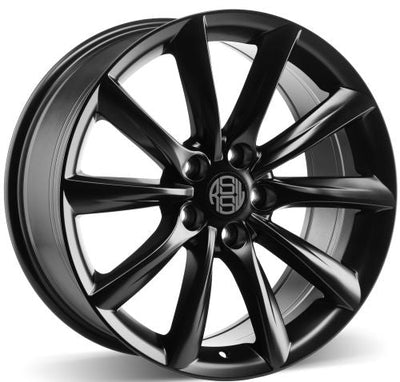 RSSW - Hydro - Black - Satin Black - 18" x 8.5", 35 Offset, 5x114.3 (Bolt pattern), 64.10mm HUB