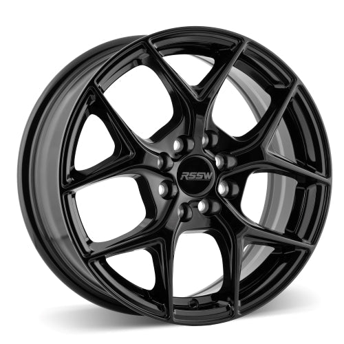 RSSW - Boost - Black - Gloss Black - 16" x 6.5", 40 Offset, 4x100/114.3 (Bolt pattern), 73.1mm HUB