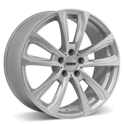 RSSW - Carbon - Silver - 17" x 7.5", 40 Offset, 5x108 (Bolt pattern), 63.4mm HUB