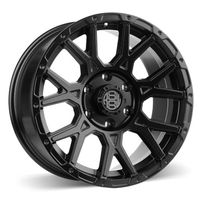 RSSW - Strike - Black - Satin Black - 17" x 8", 15 Offset, 6x139.7 (Bolt pattern), 106.1mm HUB